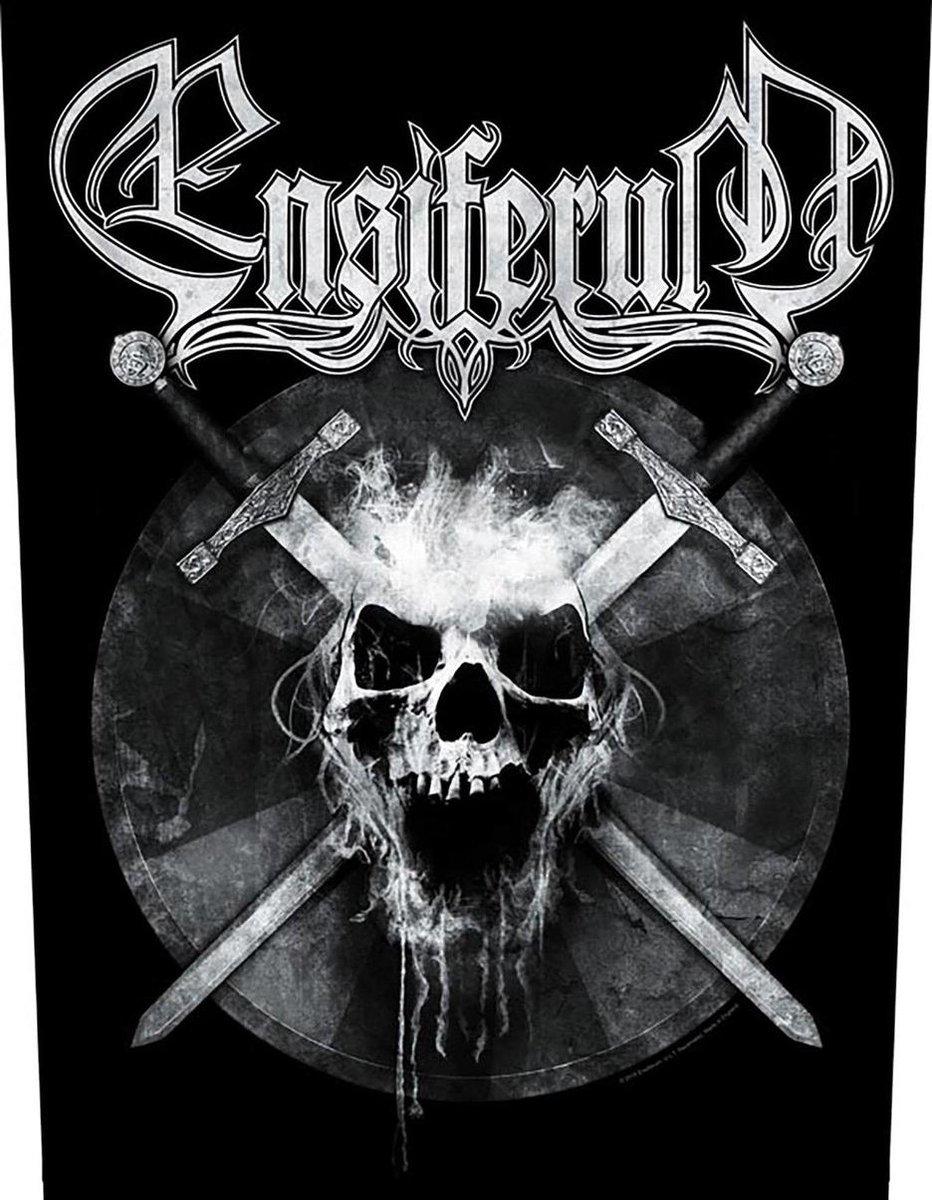 Ensiferum | Skull | Grote rugpatch